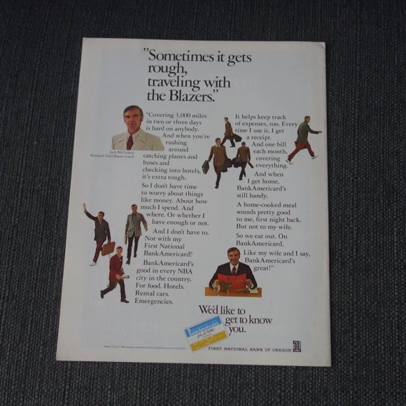 Portland Trailblazers Trail Blazers vs Braves March 25 1973 Official Program - Picture 2 of 9